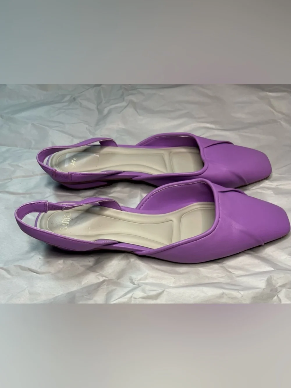 Franco Sarto Debbie Slingback Flats in Lilac Size 7